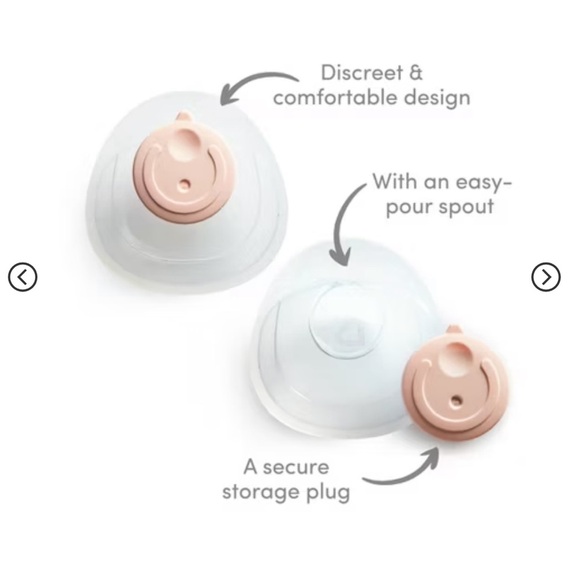 Munchkin Silicone Breast Milk Collector Cup with Storage Plug - 2pk - Picture 5 of 6